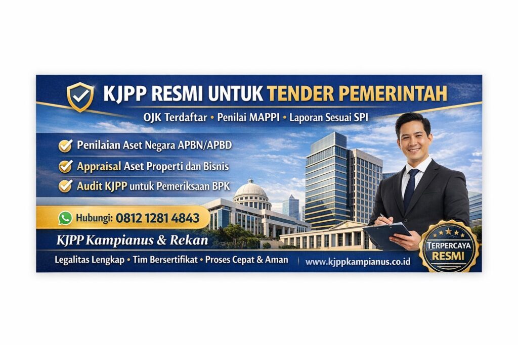Jasa appraisal LPSE KJPP Kampianus Rekan proyek pemerintah